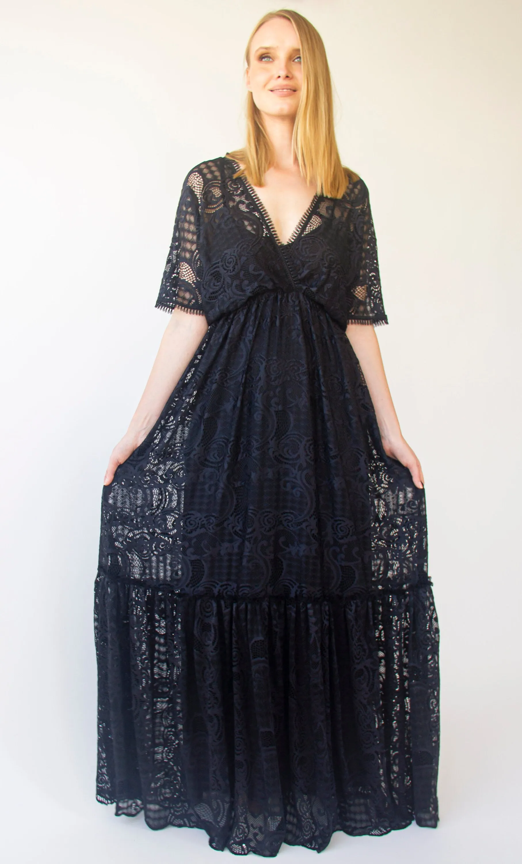 Black Lace Dress #1241