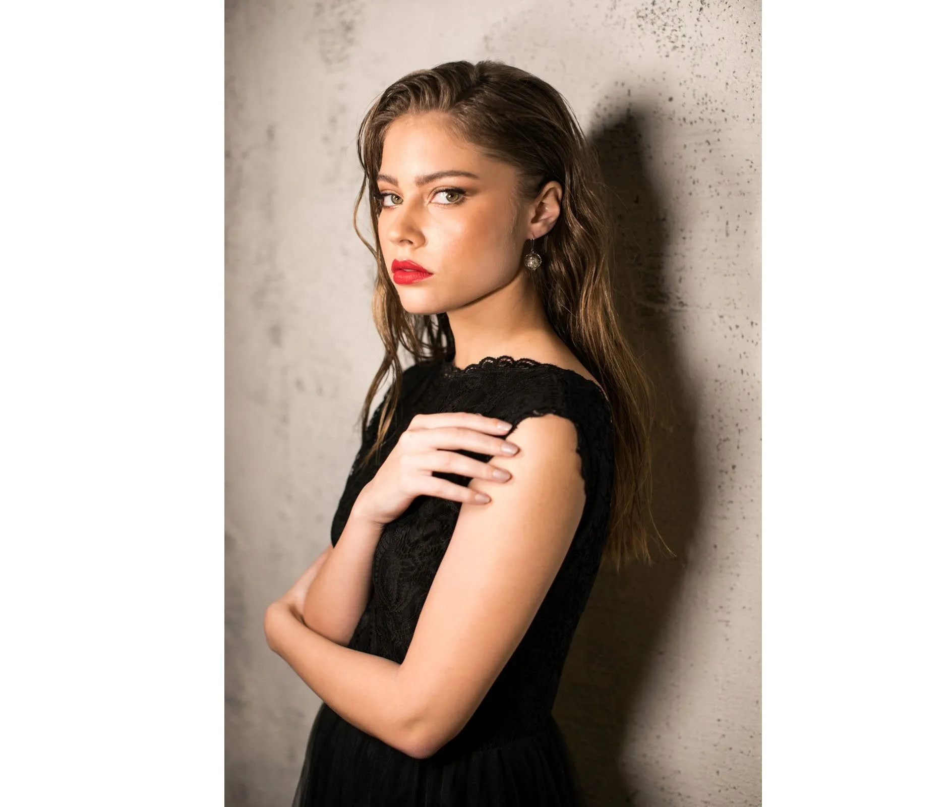 Black Tulle Gown #1145
