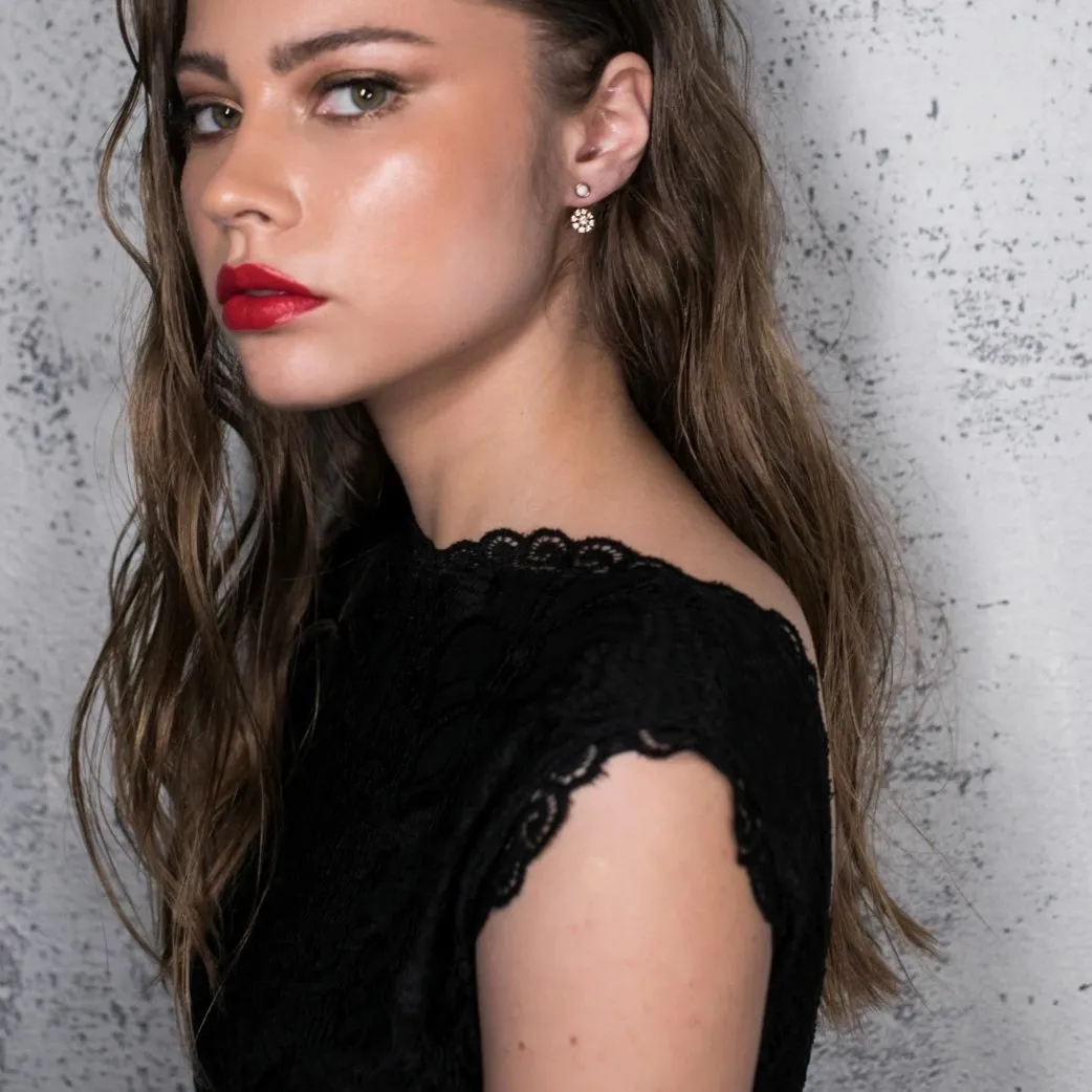 Black Tulle Gown #1145