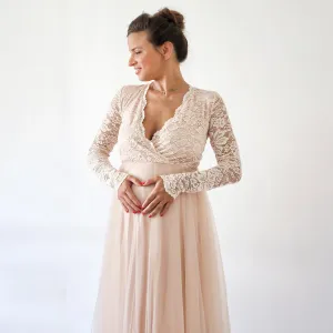 Blush Pregnancy dress #7011