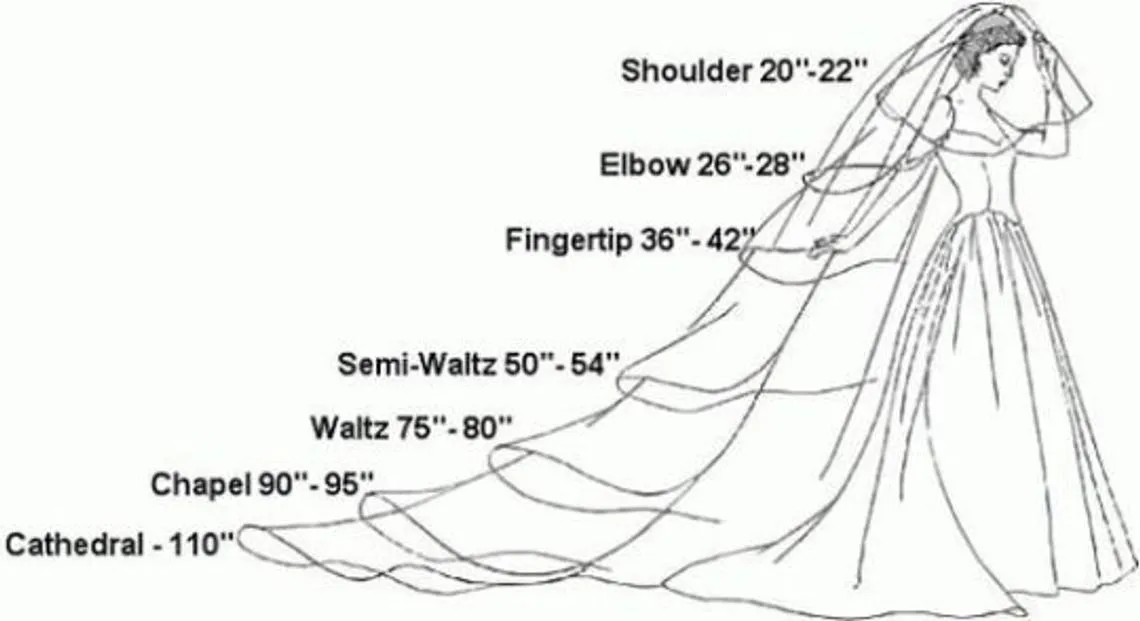 Blush Wedding Veil  #4015