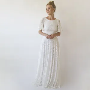 Bohemian dress with pockets #1318