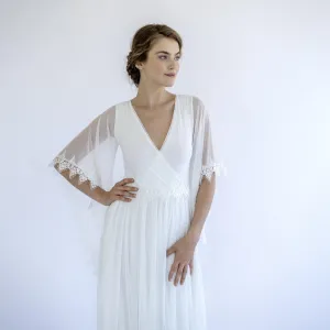 Boho Chiffon Wedding Dress #1503