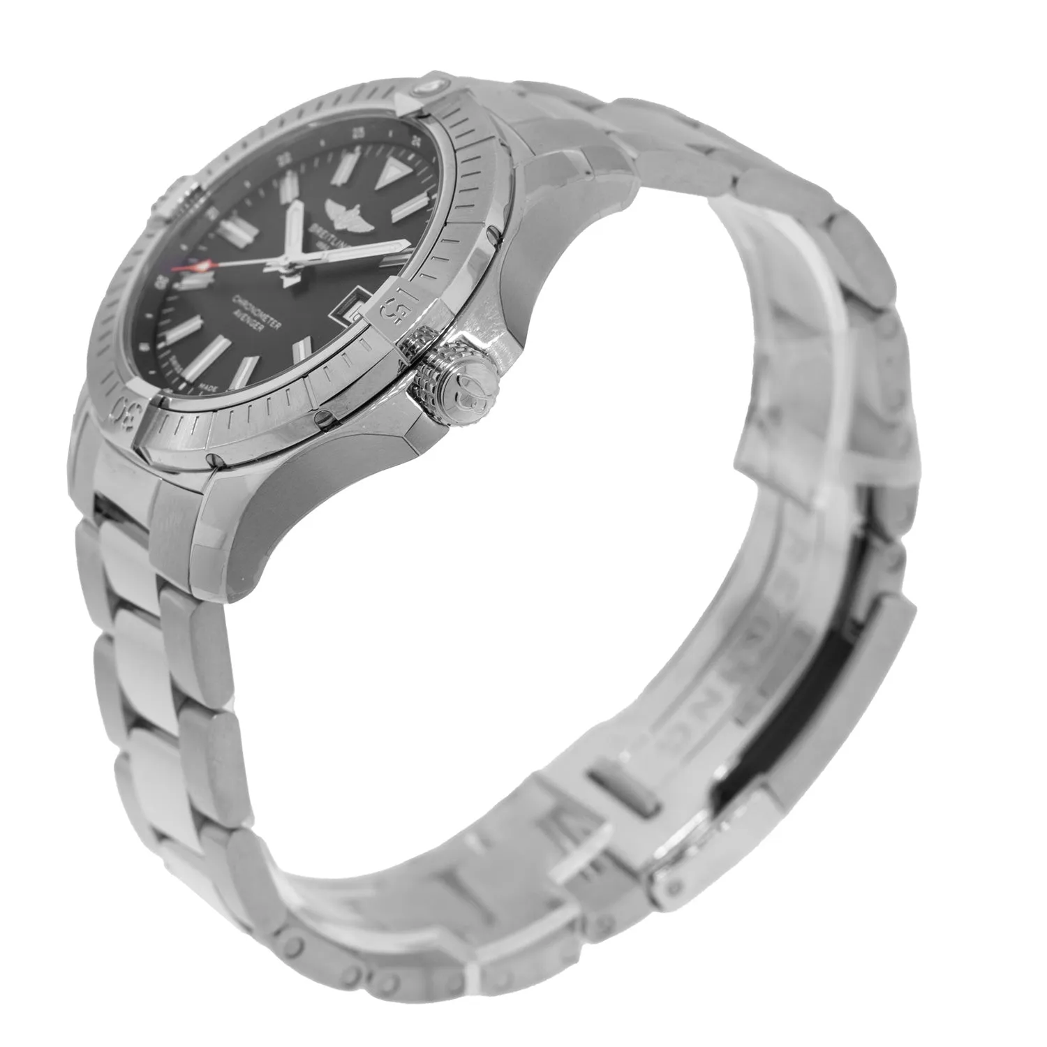Breitling Avenger 43mm Stainless Steel Black Index Dial A173181