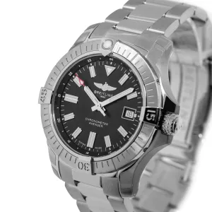 Breitling Avenger 43mm Stainless Steel Black Index Dial A173181