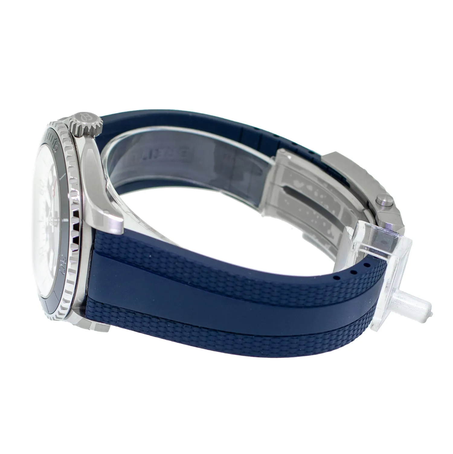 Breitling Superocean 44mm Stainless Steel Blue Index Dial Black Bezel A17376