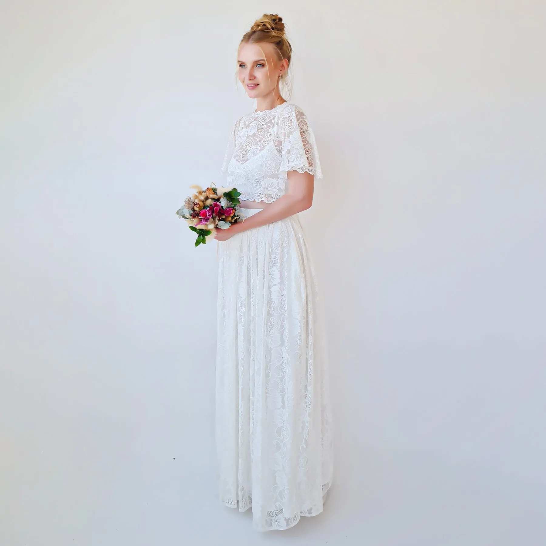 Bridal Lace top #2059