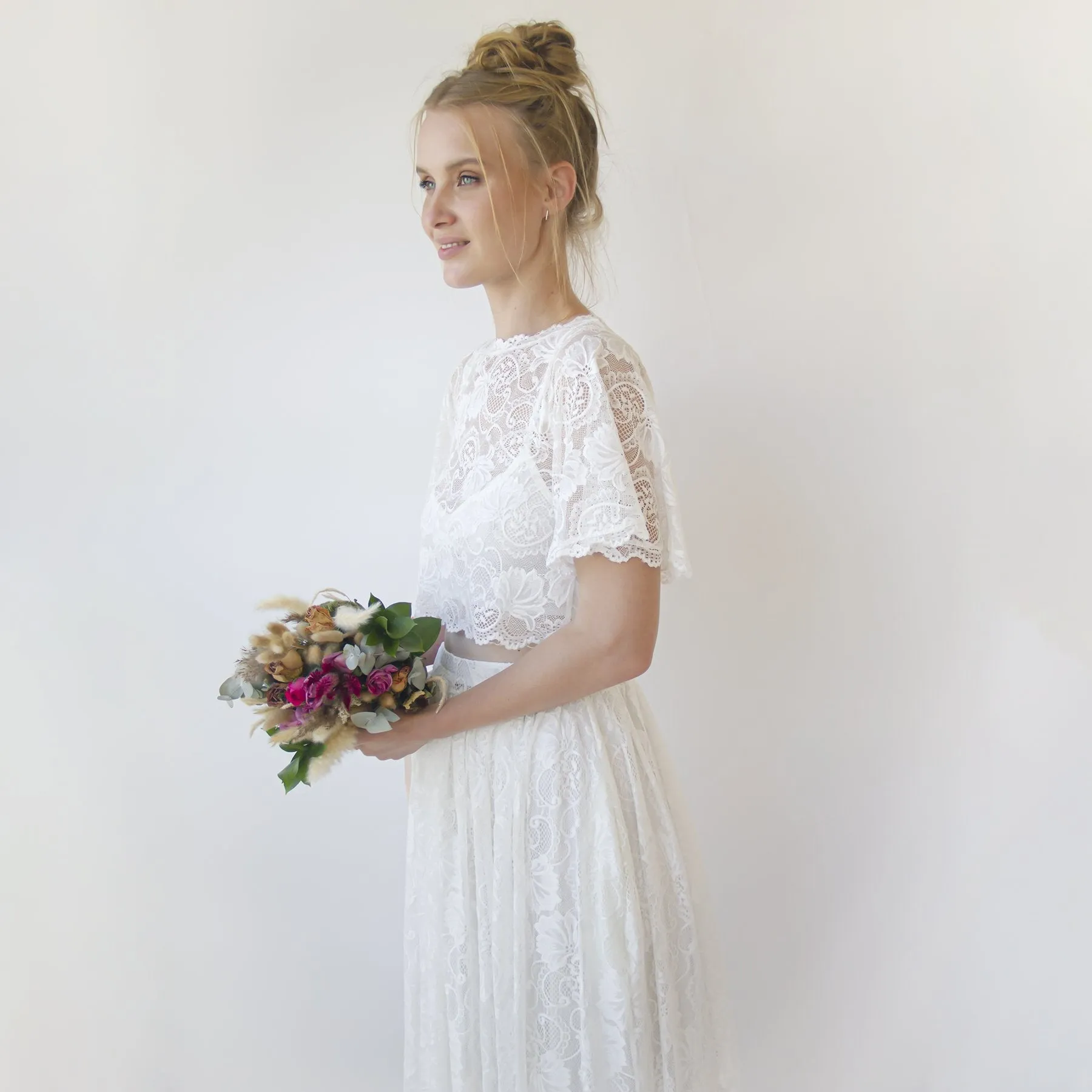 Bridal Lace top #2059