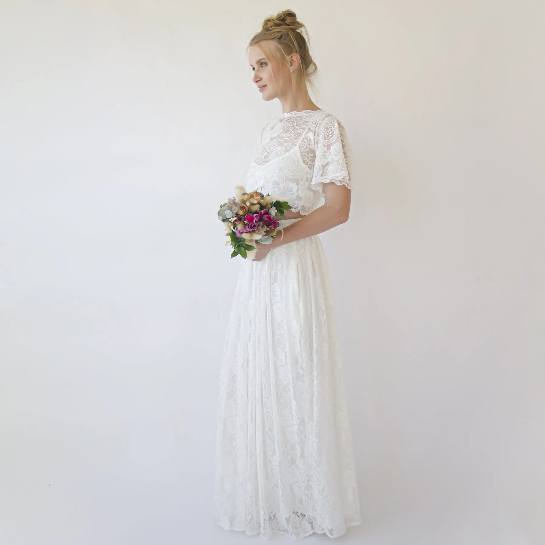 Bridal Lace top #2059