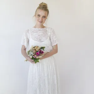 Bridal Lace top #2059