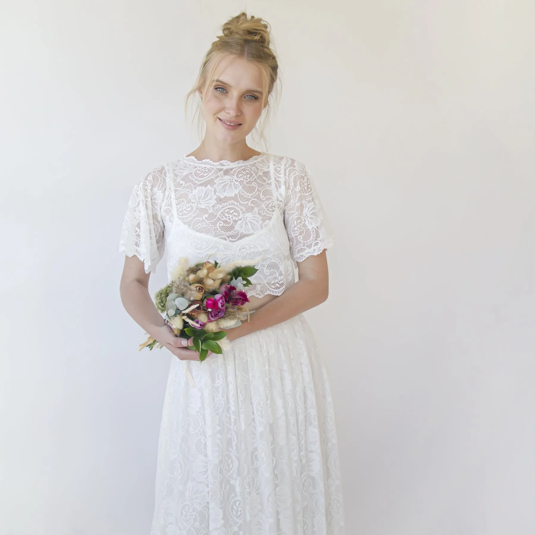 Bridal Lace top #2059