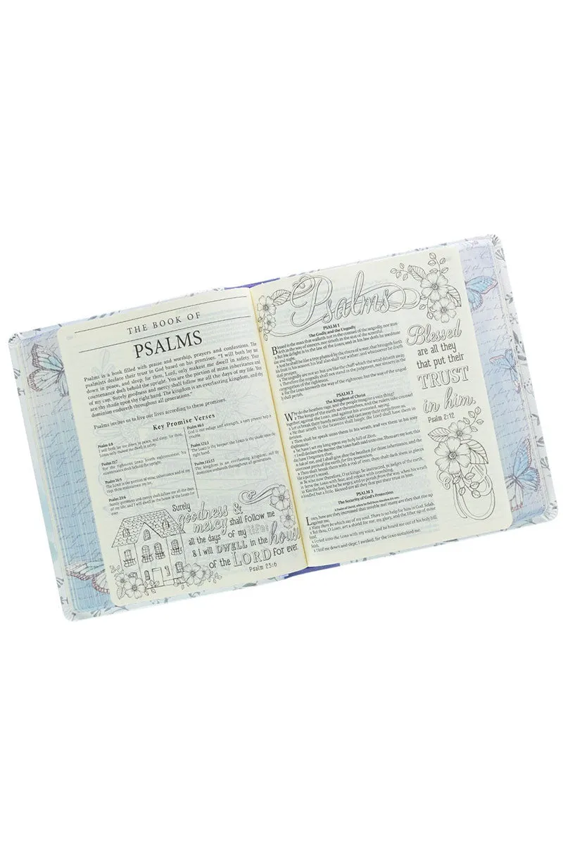 Butterfly Purple KJV My Promise Bible