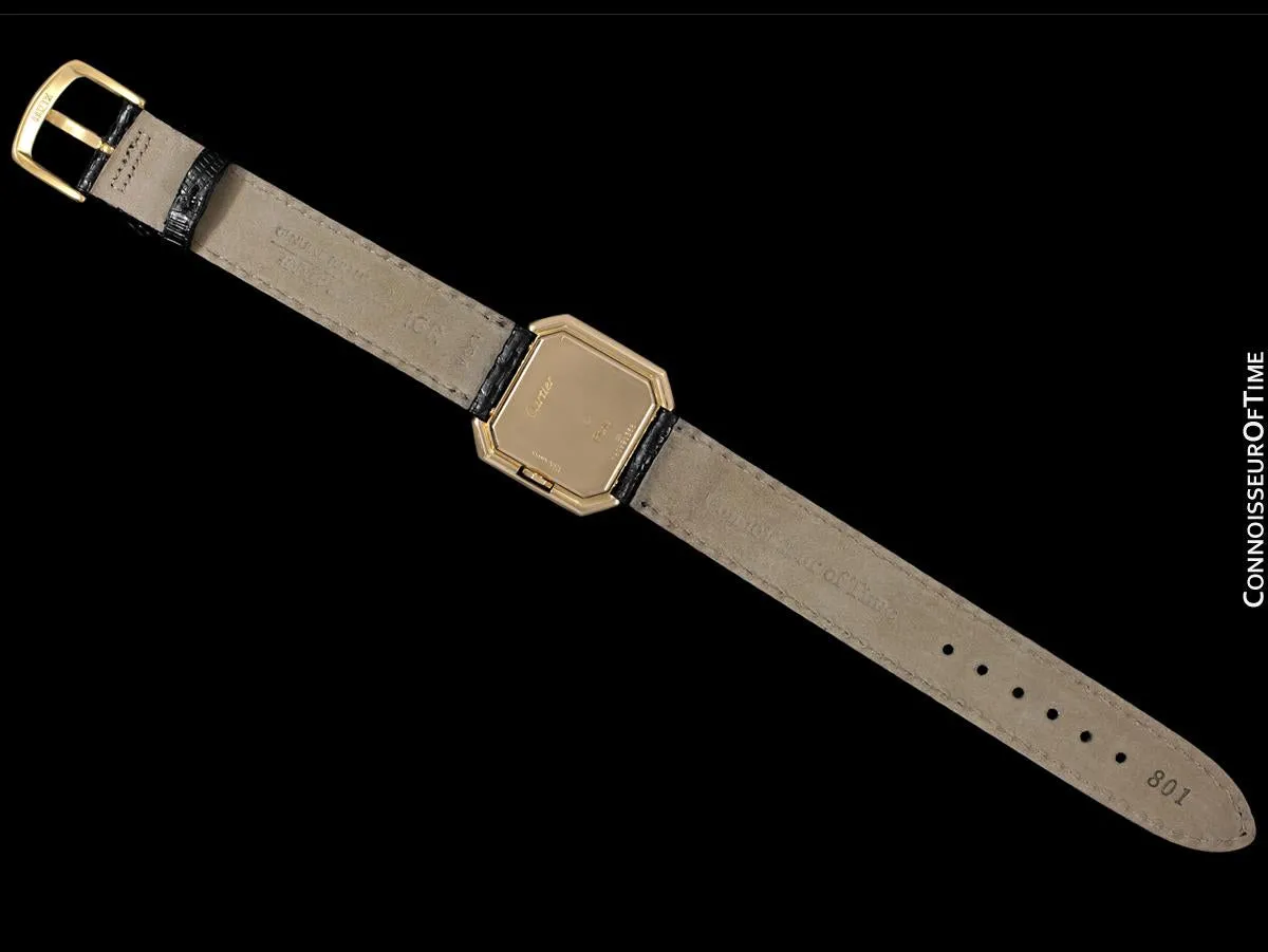 Cartier Ceinture Vintage Mens Midsize Unisex Mechanical Watch - Solid 18K Gold