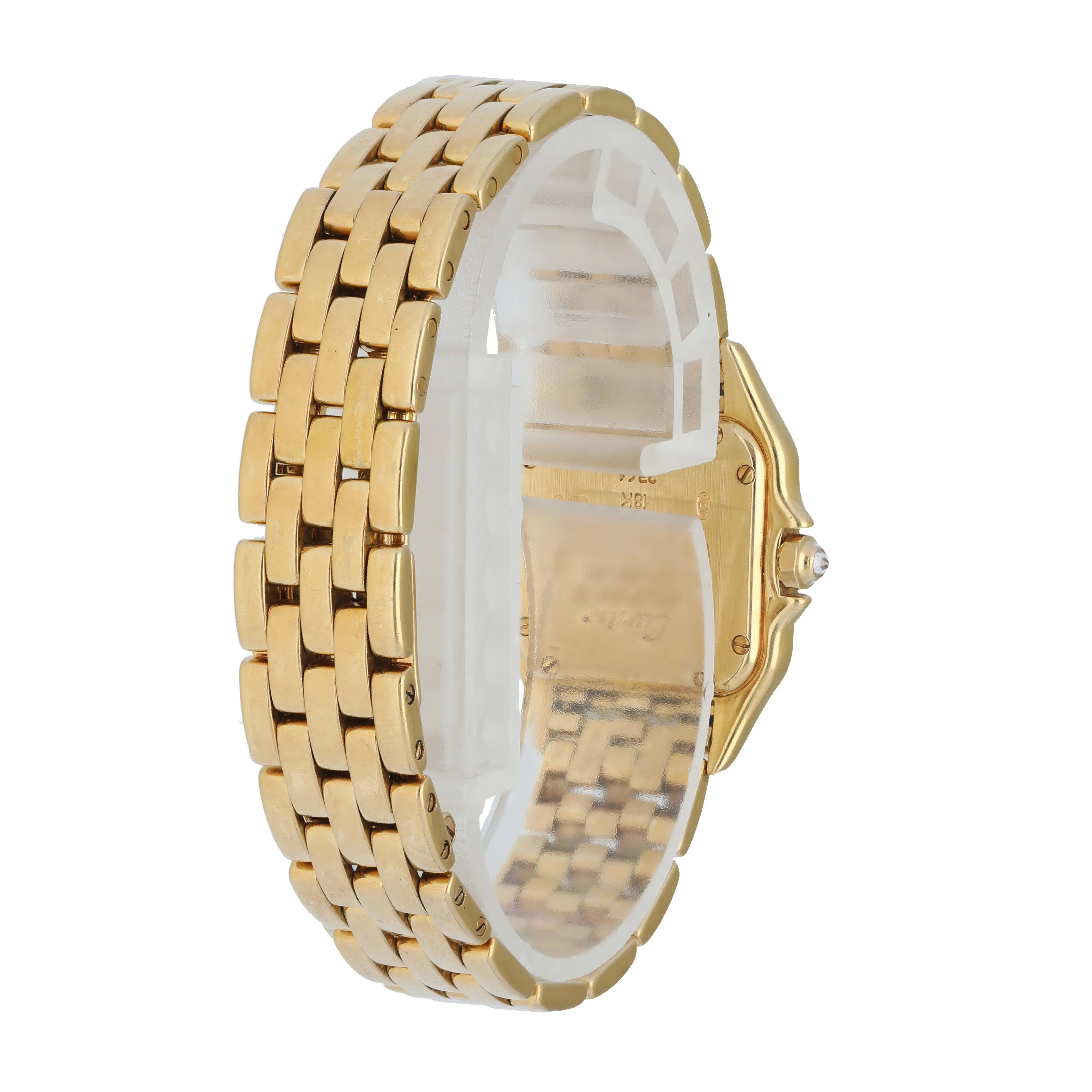 Cartier Panthere 2361 MOP Dial Diamond Ladies Watch