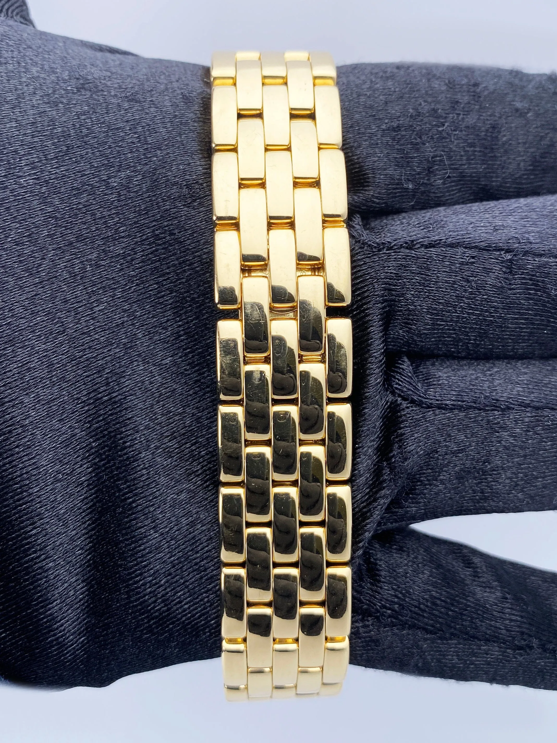 Cartier Panthere 887968 18K Yellow Gold Mens Watch Box And Papers