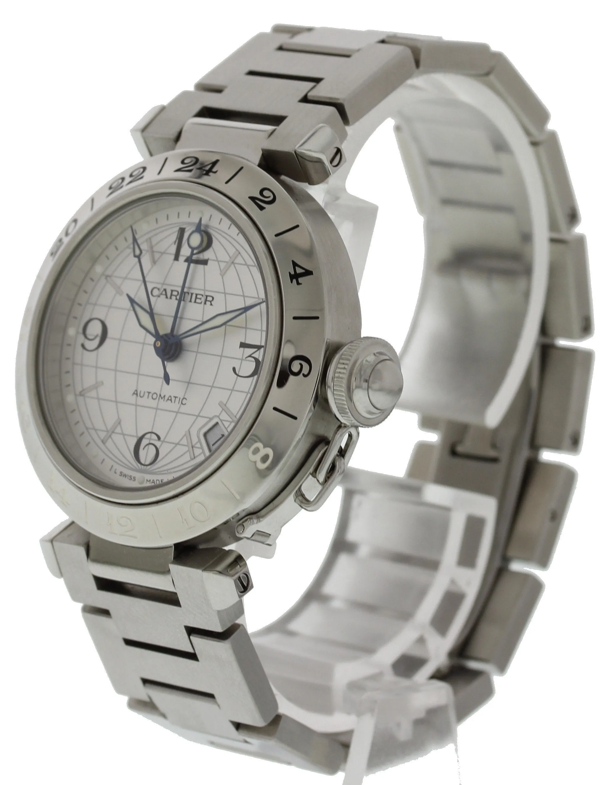 Cartier Pasha 2377 GMT Mens Watch