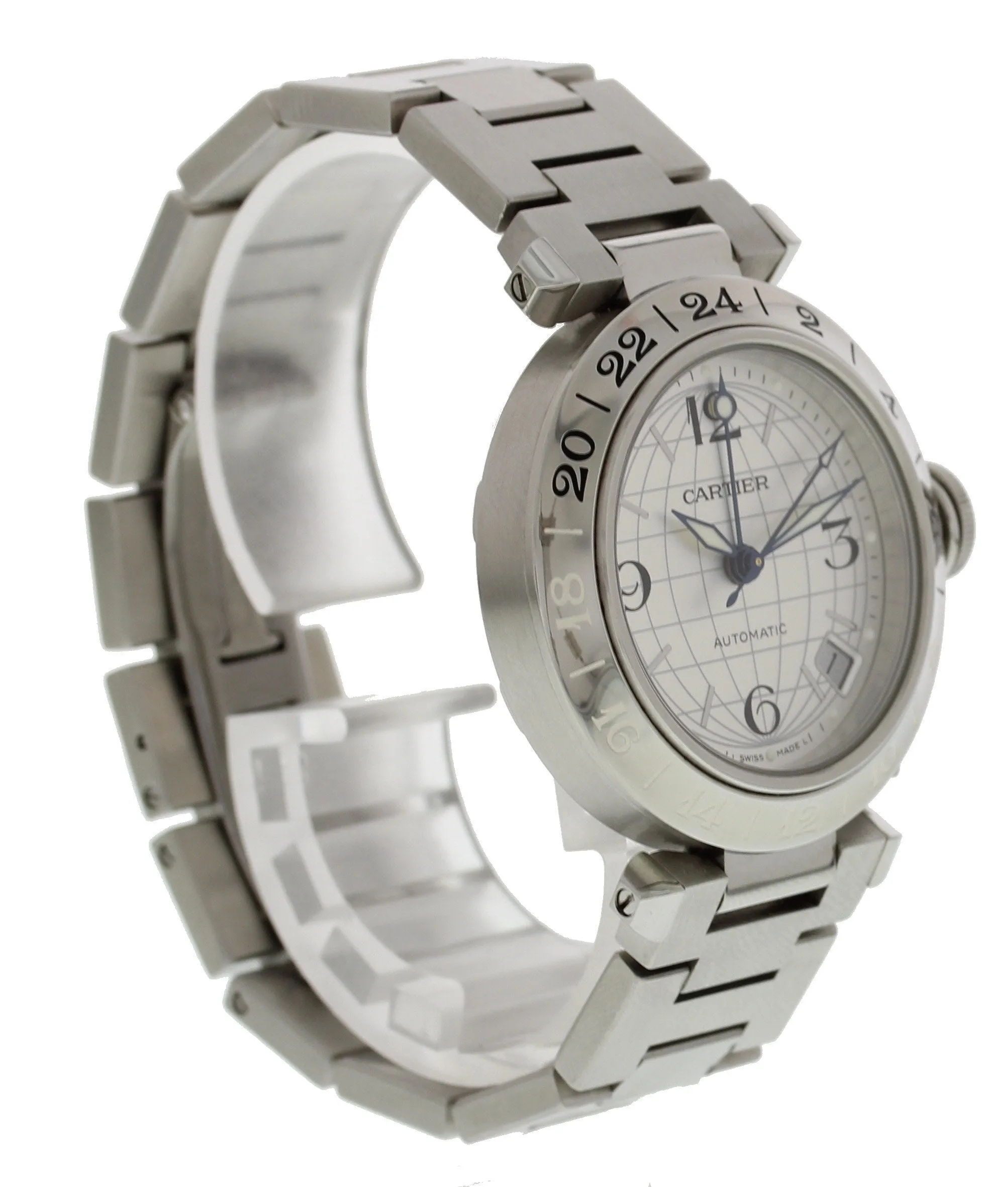 Cartier Pasha 2377 GMT Mens Watch