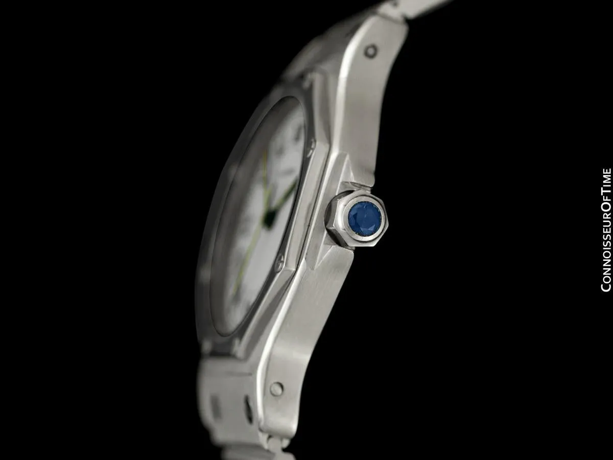 Cartier Santos Octagon Mens Unisex Watch, Automatic - Stainless Steel