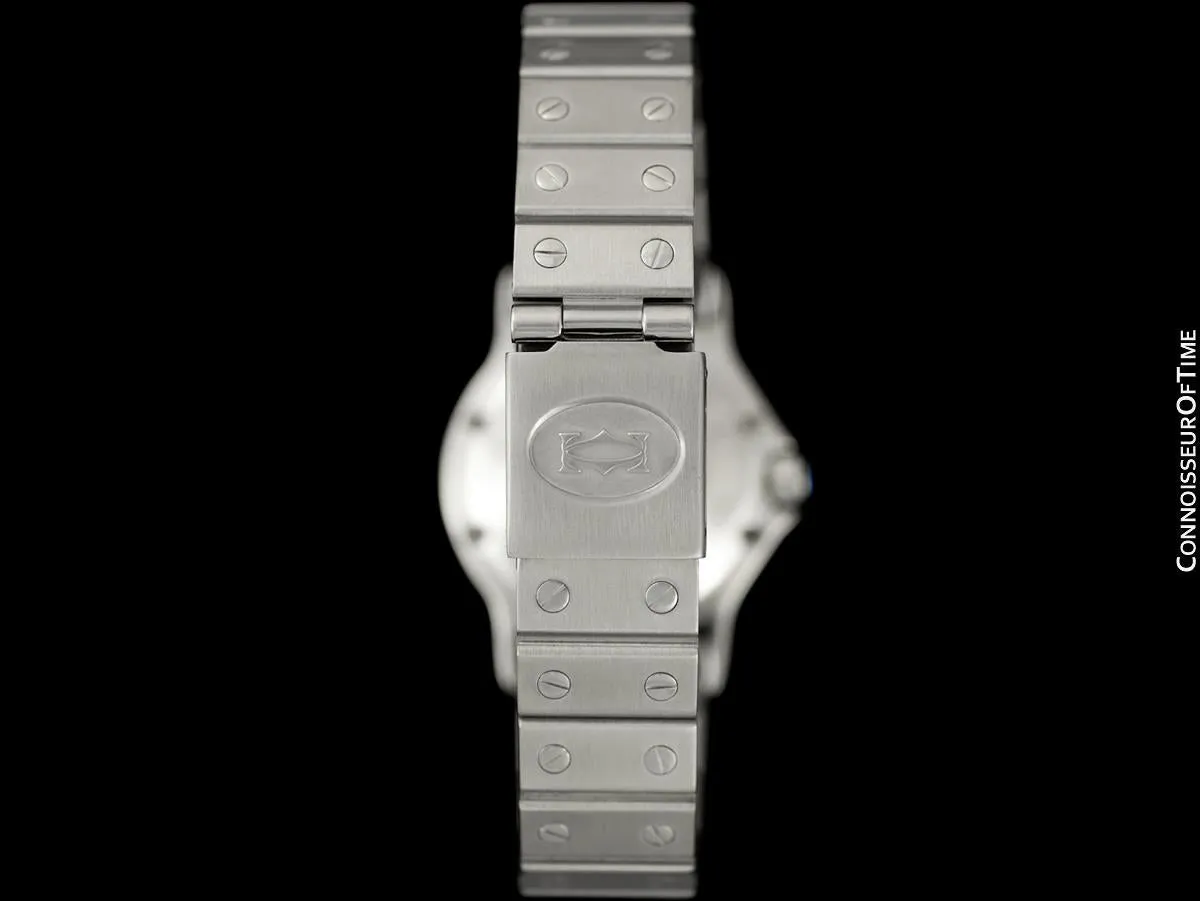 Cartier Santos Octagon Mens Unisex Watch, Automatic - Stainless Steel