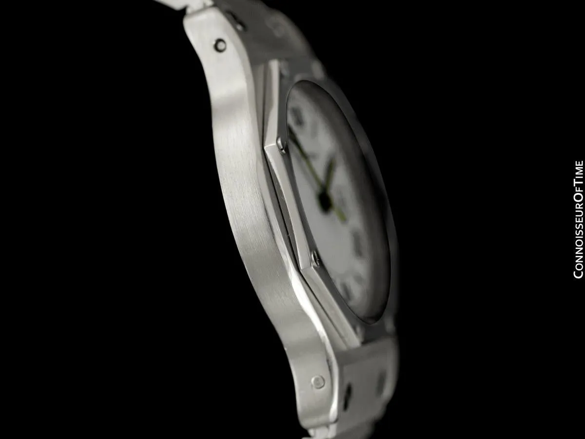 Cartier Santos Octagon Mens Unisex Watch, Automatic - Stainless Steel