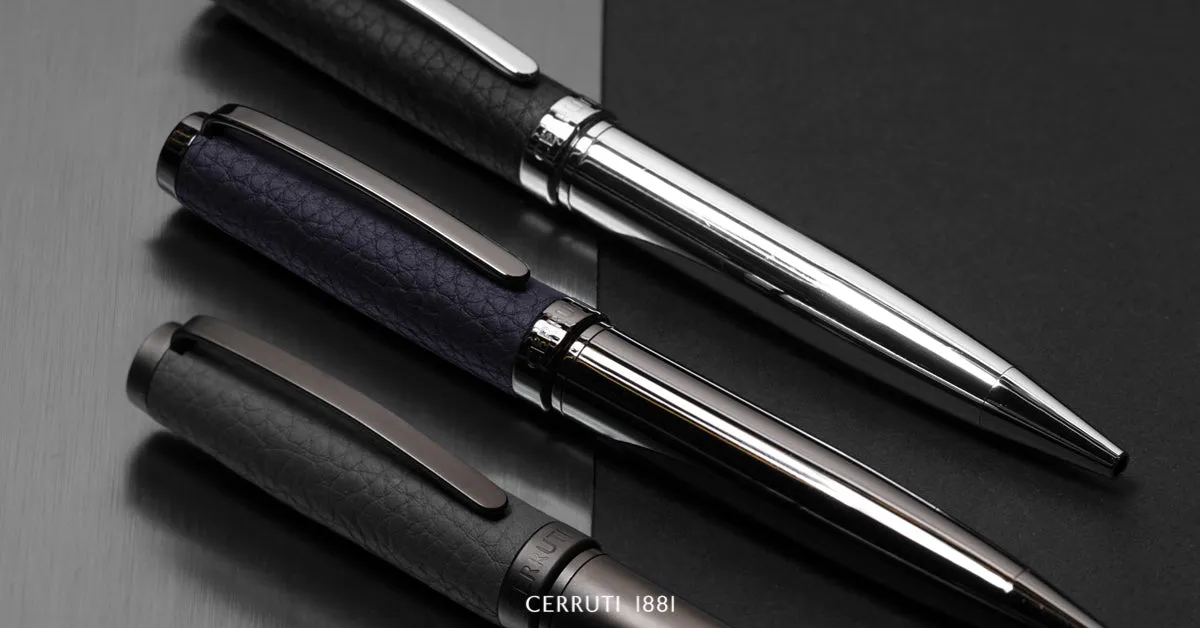 CERRUTI 1881 NSU7114N-Ballpoint pen Hamilton Dark Blue