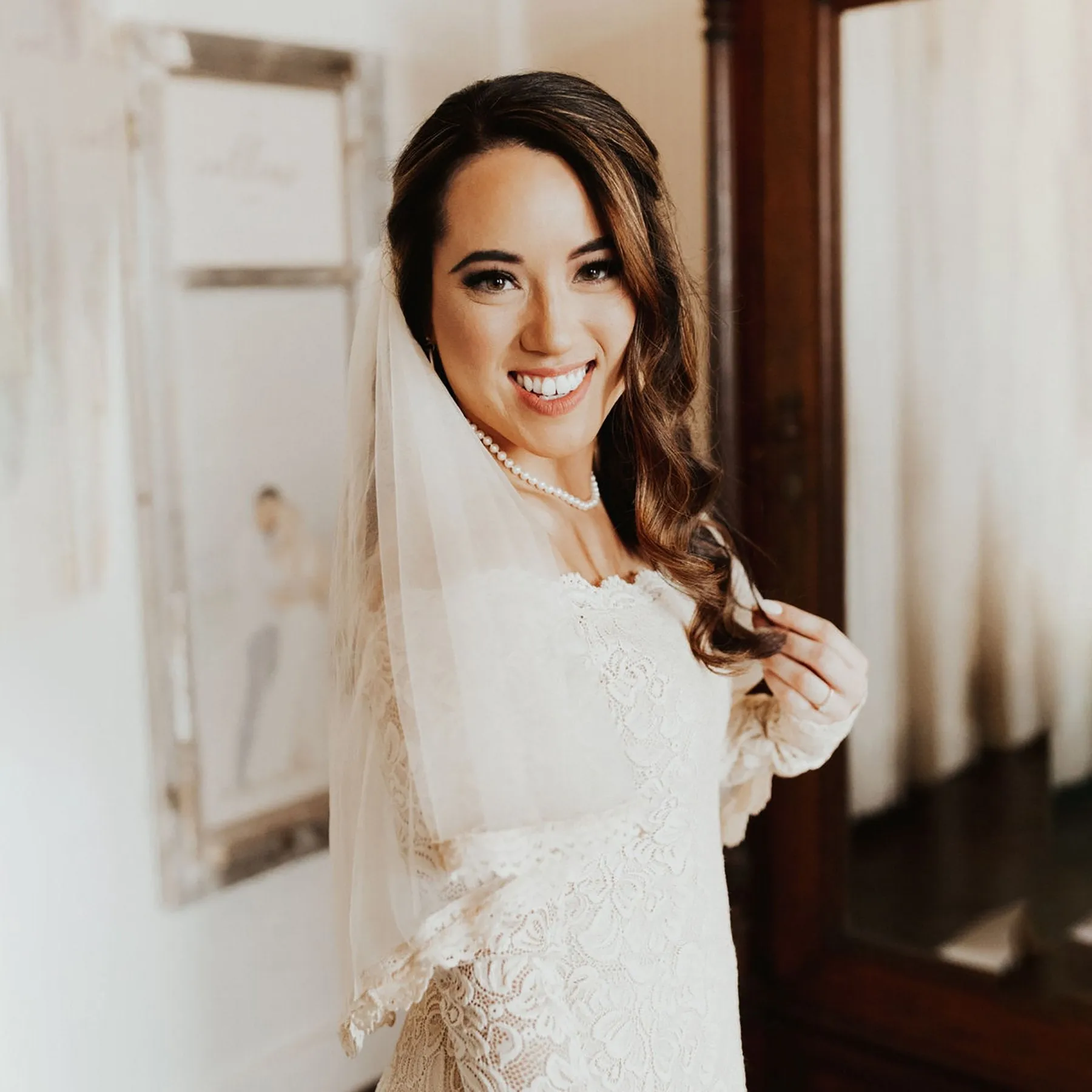 Champagne Veil  #4015