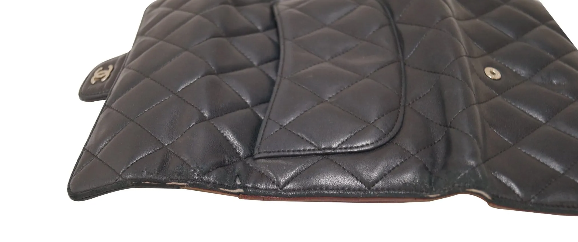 CHANEL Black Caviar Classic Flap Long Wallet