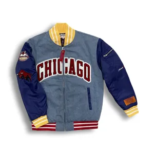 CHICAGO BULLS COLLAB BOMBER 2024