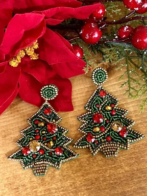 Christmas Tree Earrings