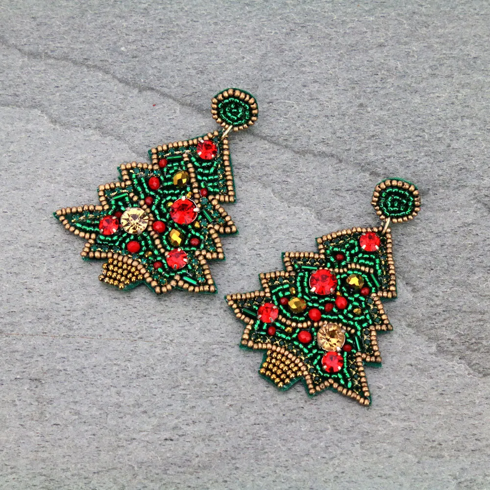 Christmas Tree Earrings
