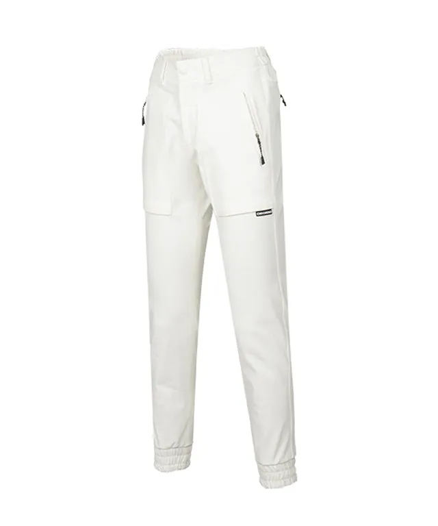CHUCUCHU Corduroy Jogger Pants - White