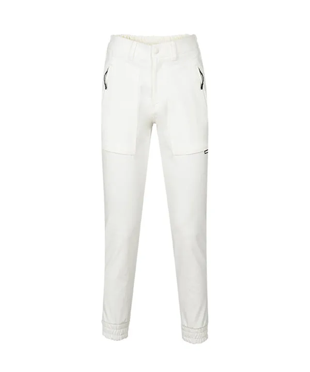 CHUCUCHU Corduroy Jogger Pants - White