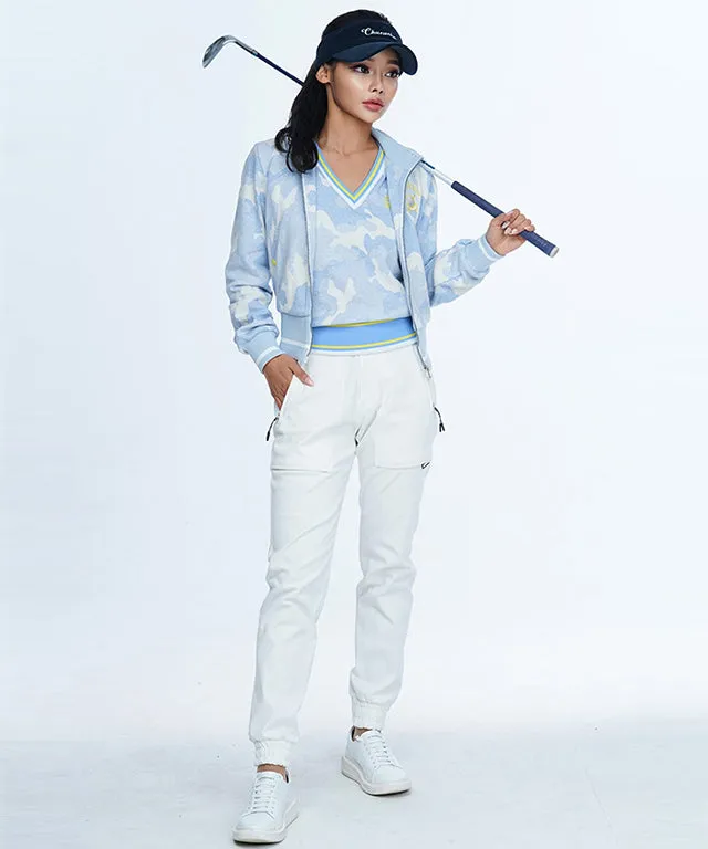 CHUCUCHU Corduroy Jogger Pants - White