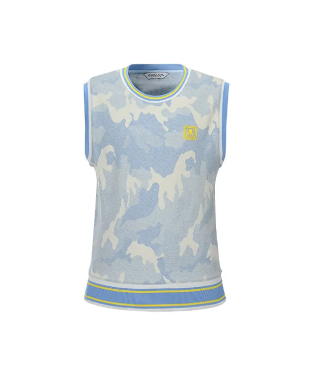 CHUCUCHU Men's Candy Duck Vest - Sky Blue