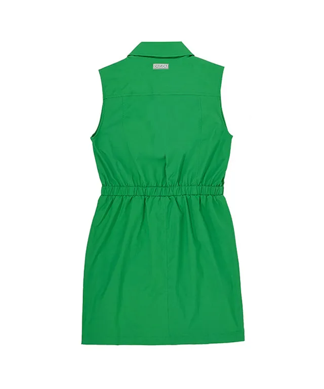 CHUCUCHU Zip-up Pocket Dress - Green