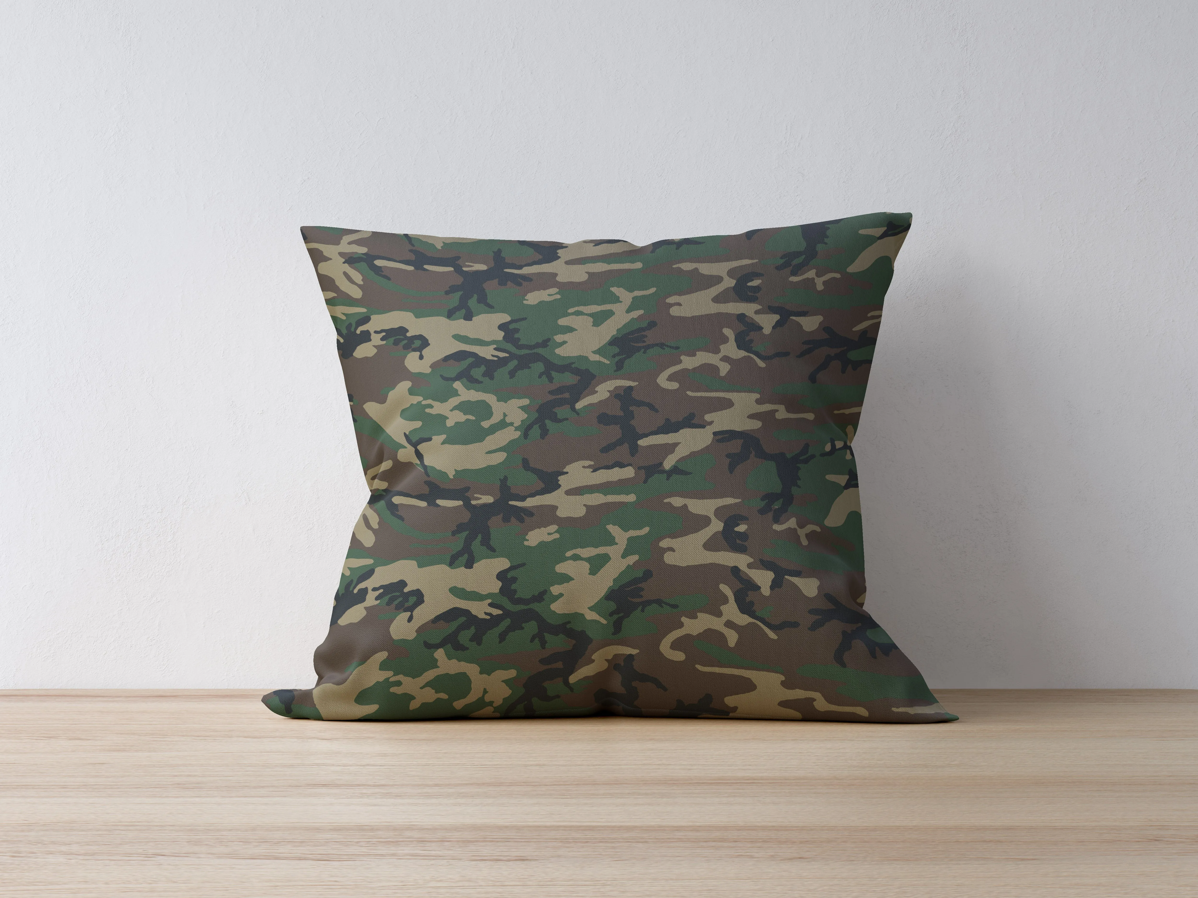Classic Camo Throw Pillow