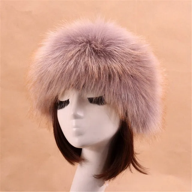 Classic Hollywood Faux Fur Headband (Original)