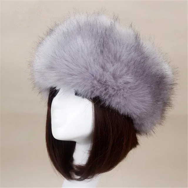 Classic Hollywood Faux Fur Headband (Original)