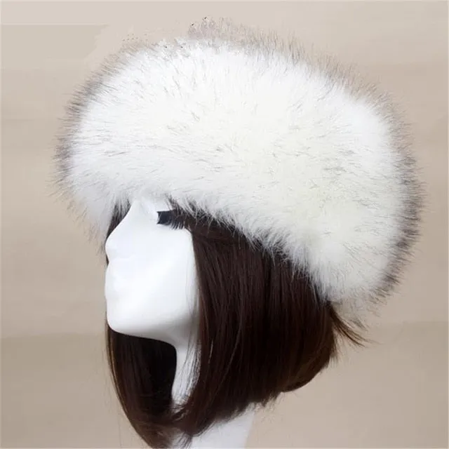 Classic Hollywood Faux Fur Headband (Original)