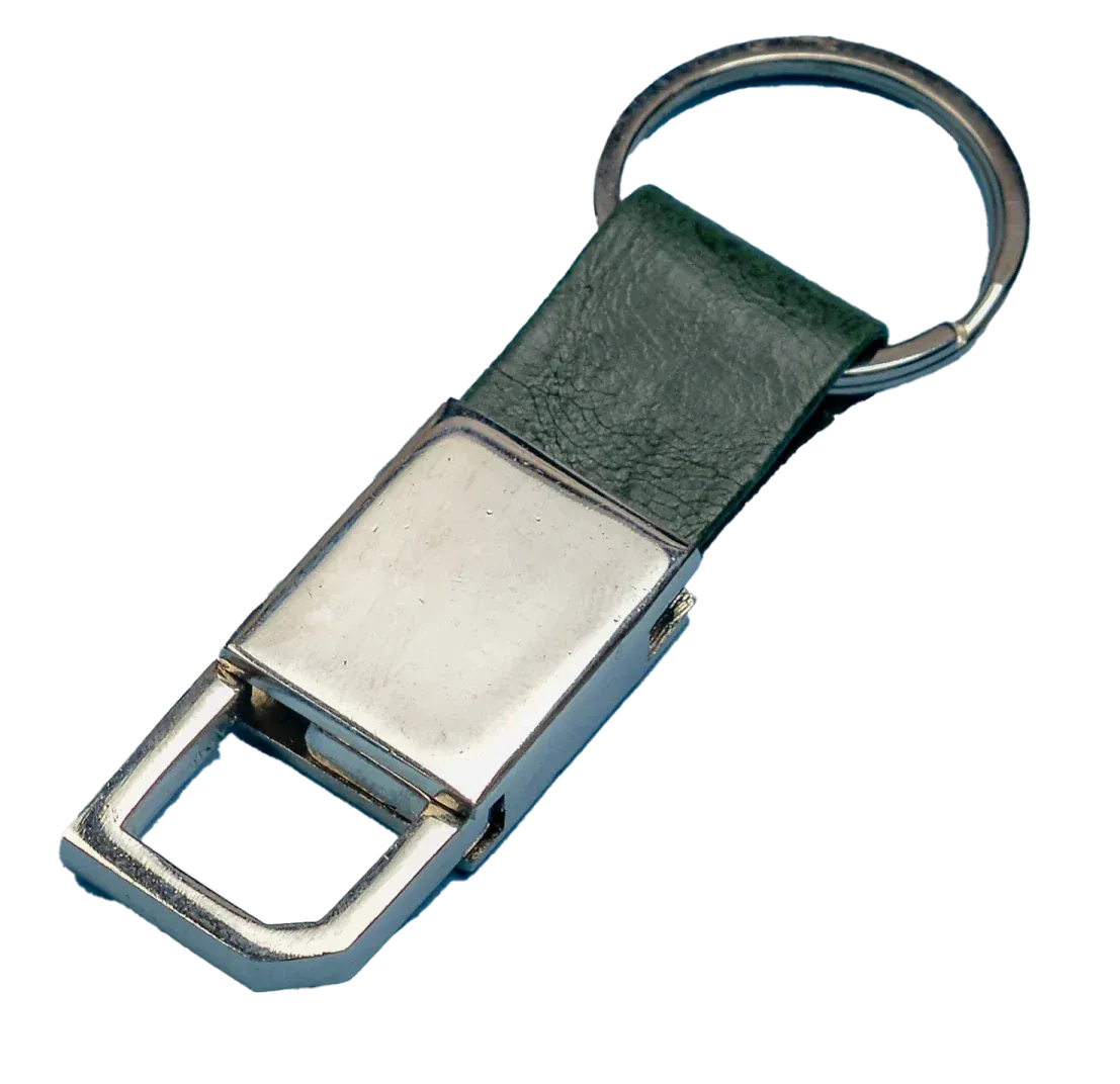 Classy Hardcover Diary   Classic Metal Pen   Classy Leather Metal Keychain   Classy Card Holder - Green