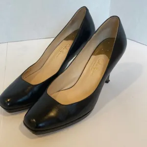 Cole Haan Black Leather Pump with Nike Air Size 7.5B