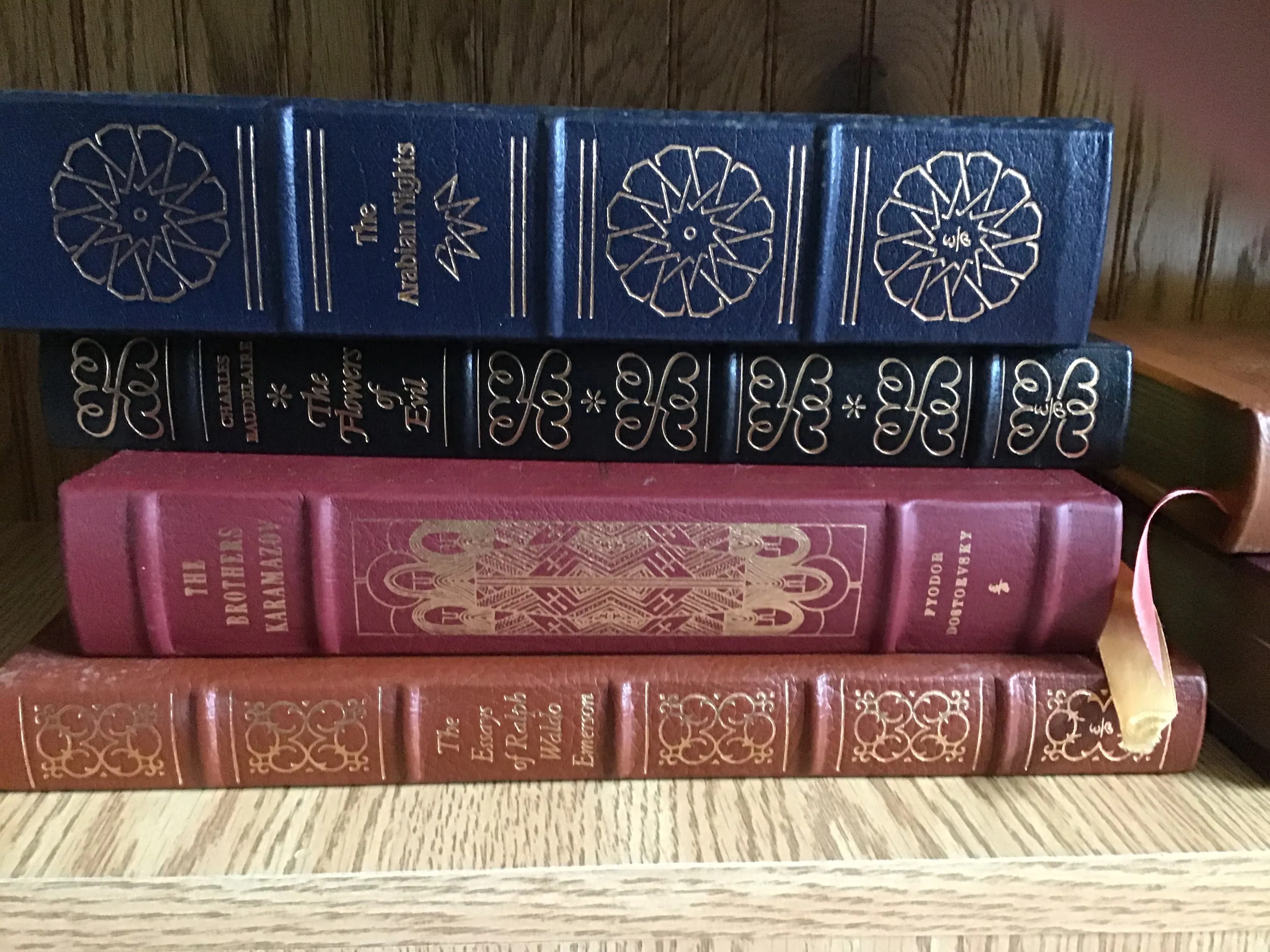 Collection of Early Edition Easton Press Leather Bound Classic Books