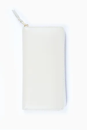 COMME DES GARCONS CLASSIC LEATHER LINE WALLET SA0110 OFF WHITE