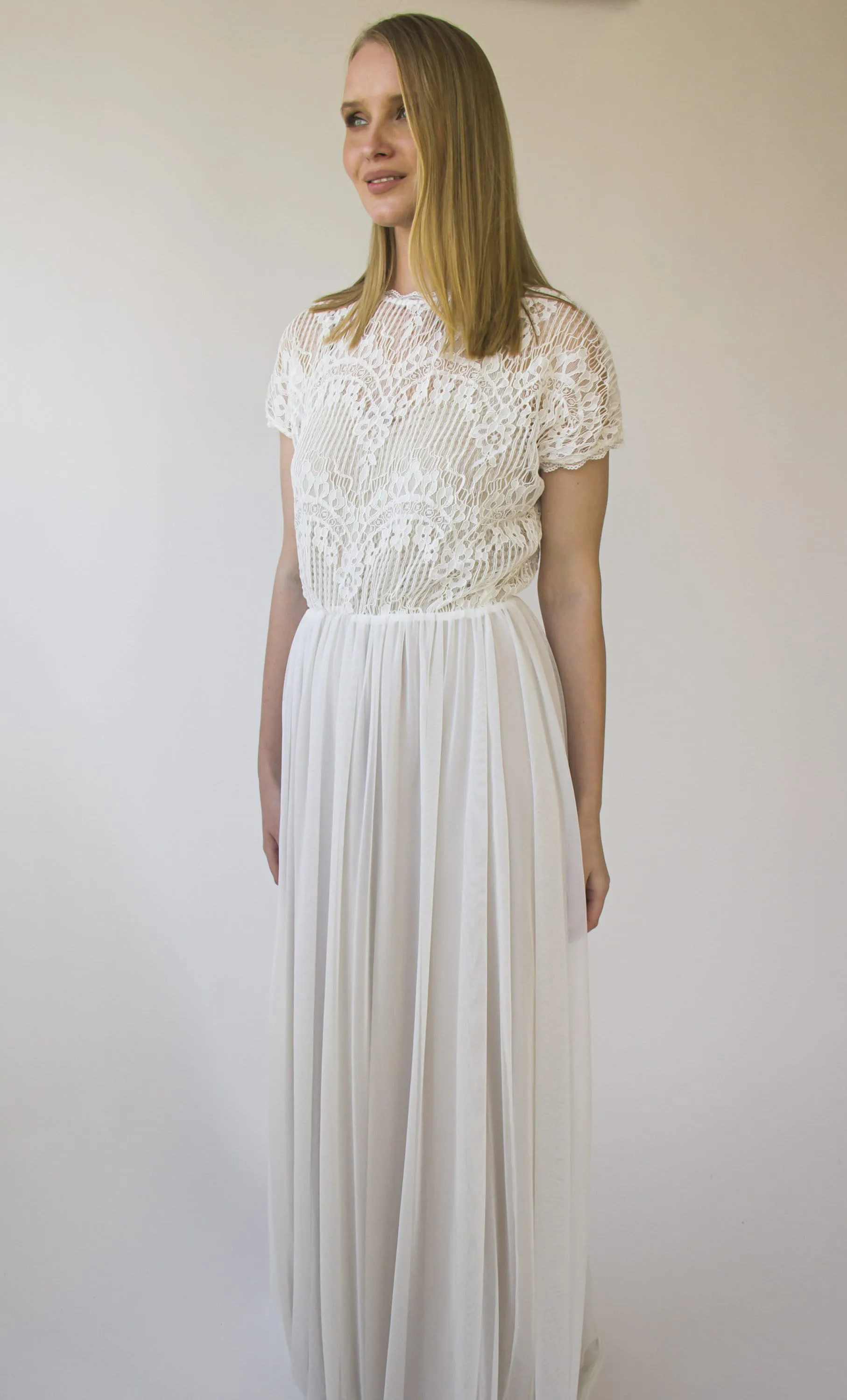 Crocheted Lace dress #1414