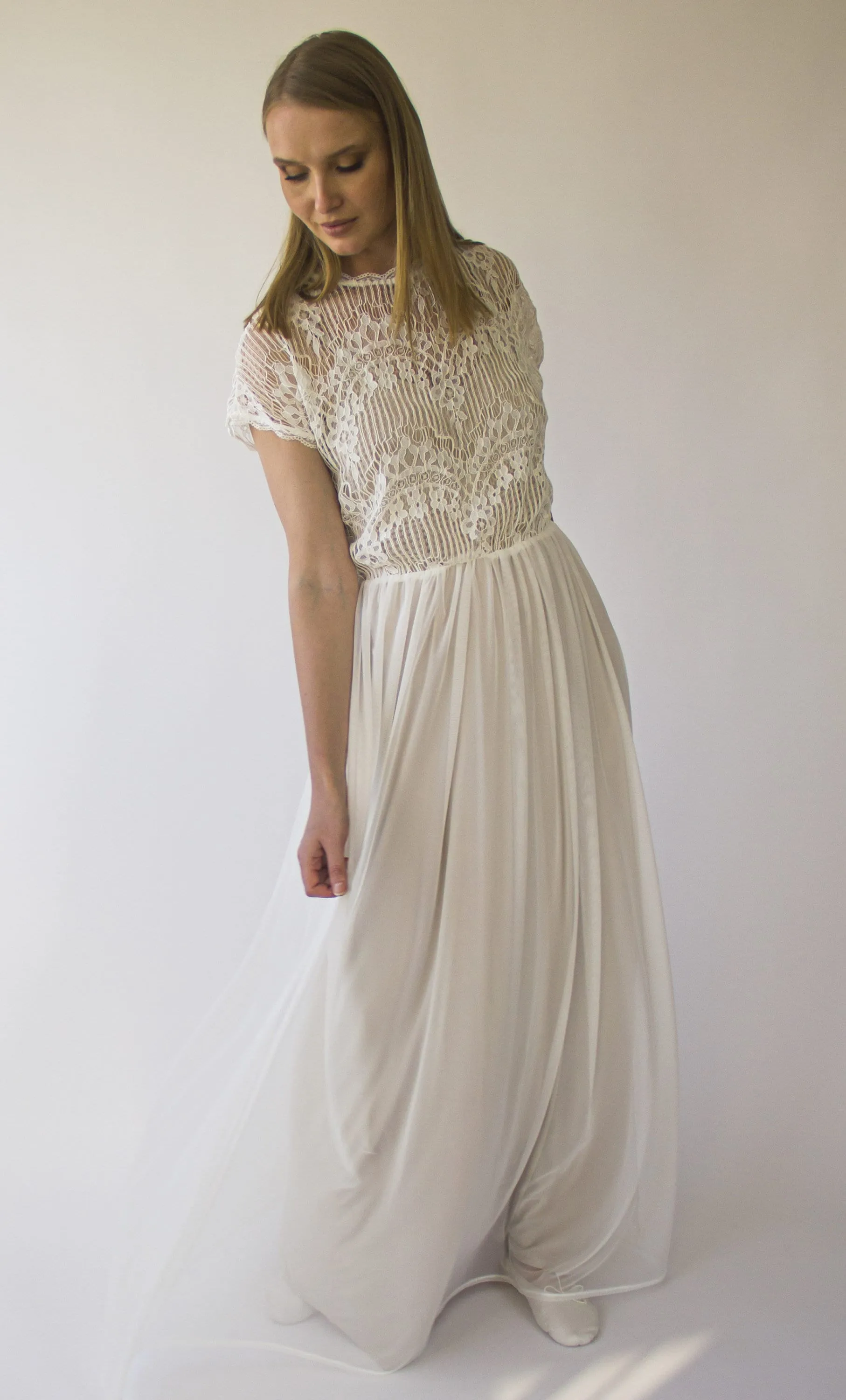 Crocheted Lace dress #1414
