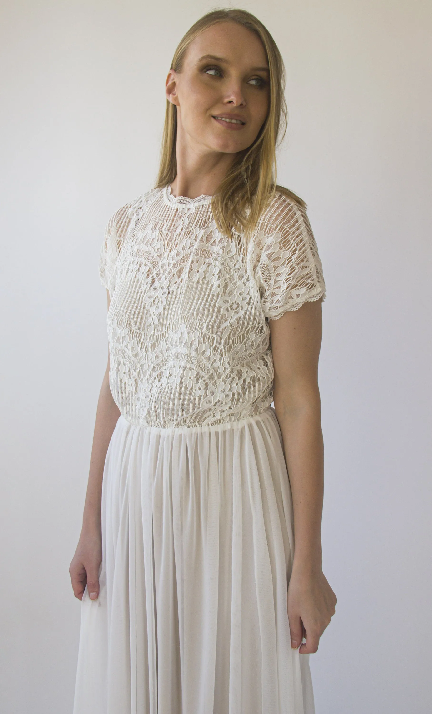 Crocheted Lace dress #1414