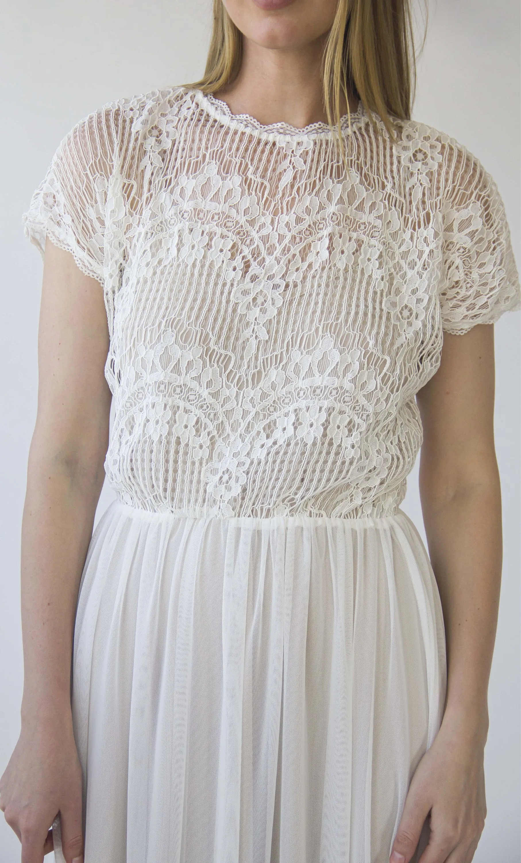 Crocheted Lace dress #1414