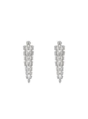 Crystal crocodile earrings