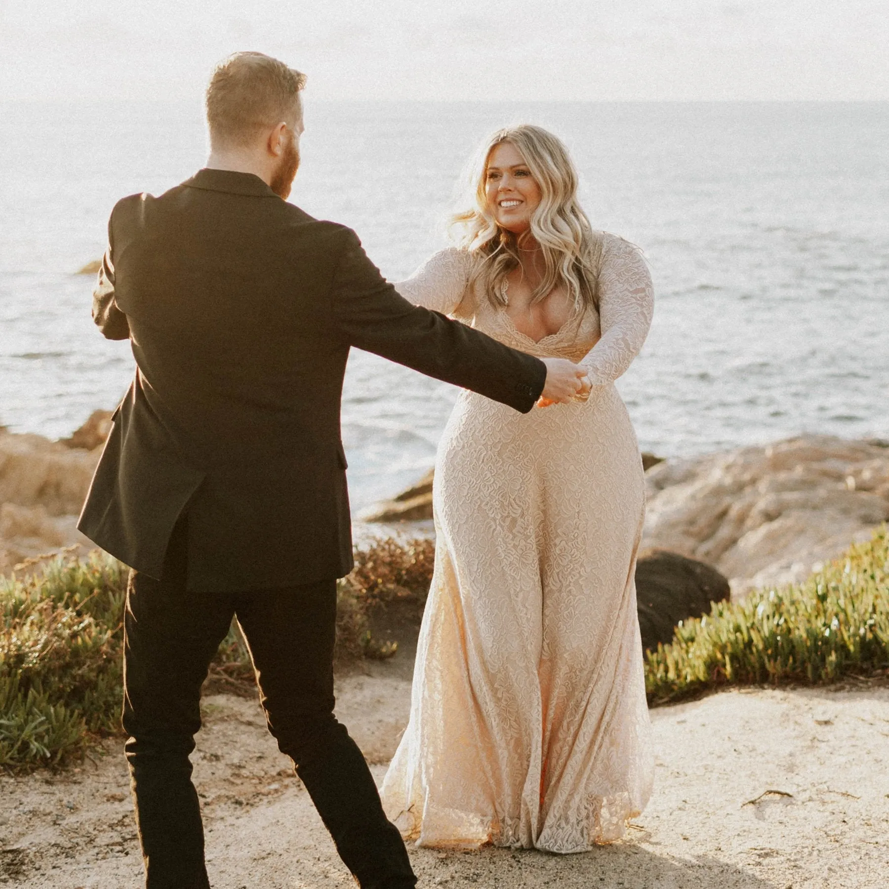 Curvy Champagne dress #1274