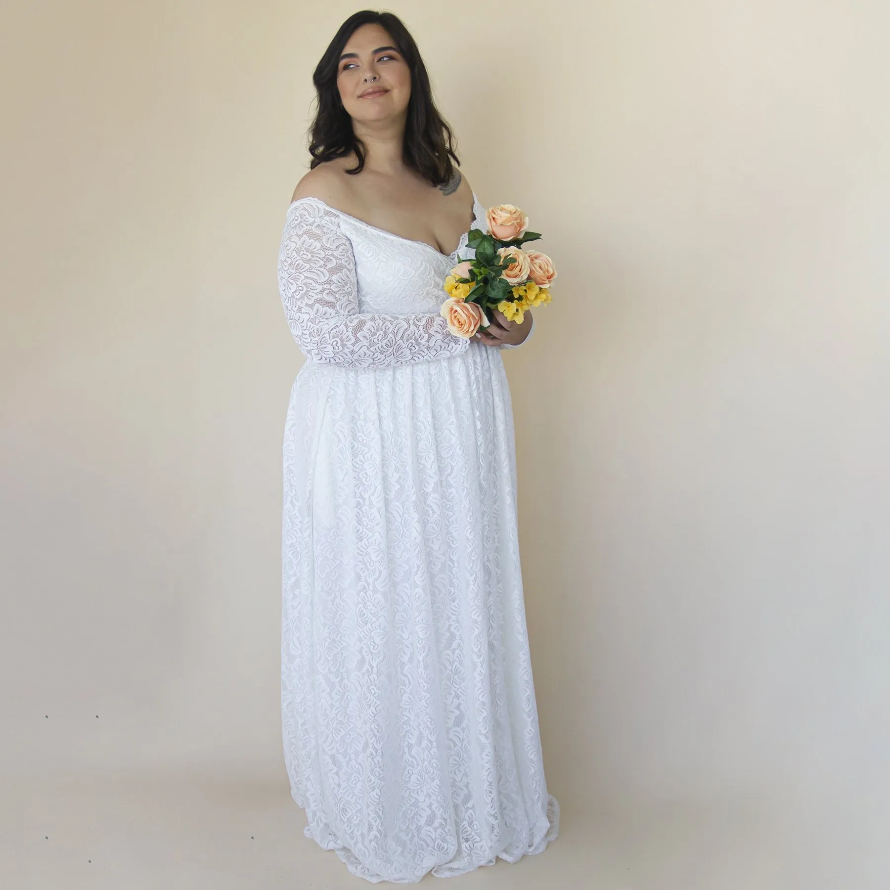 Curvy Dress With Pockets  #1316